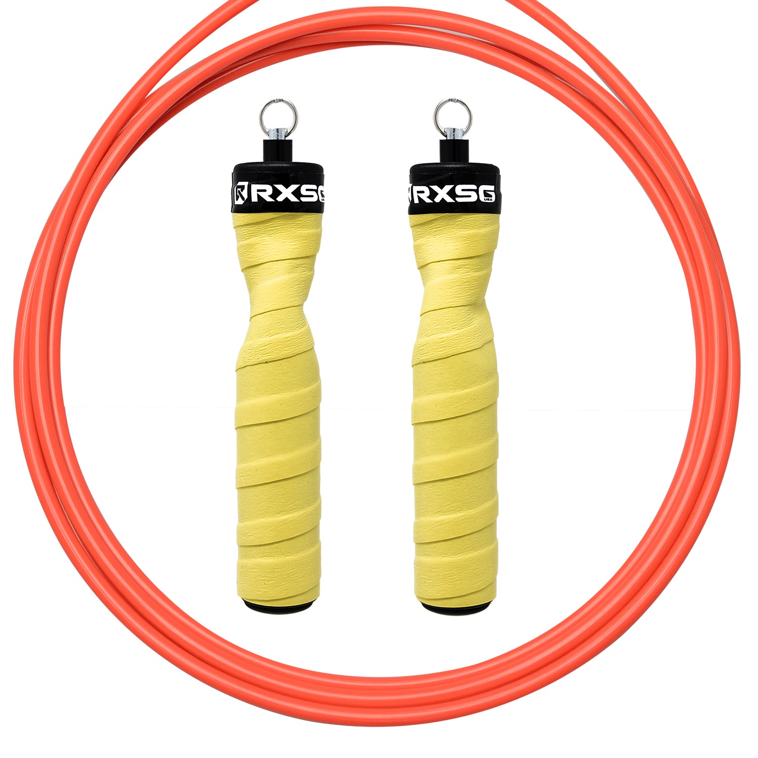 RXSG CustomFit Lazer Lemon Jump Rope Orange Cable