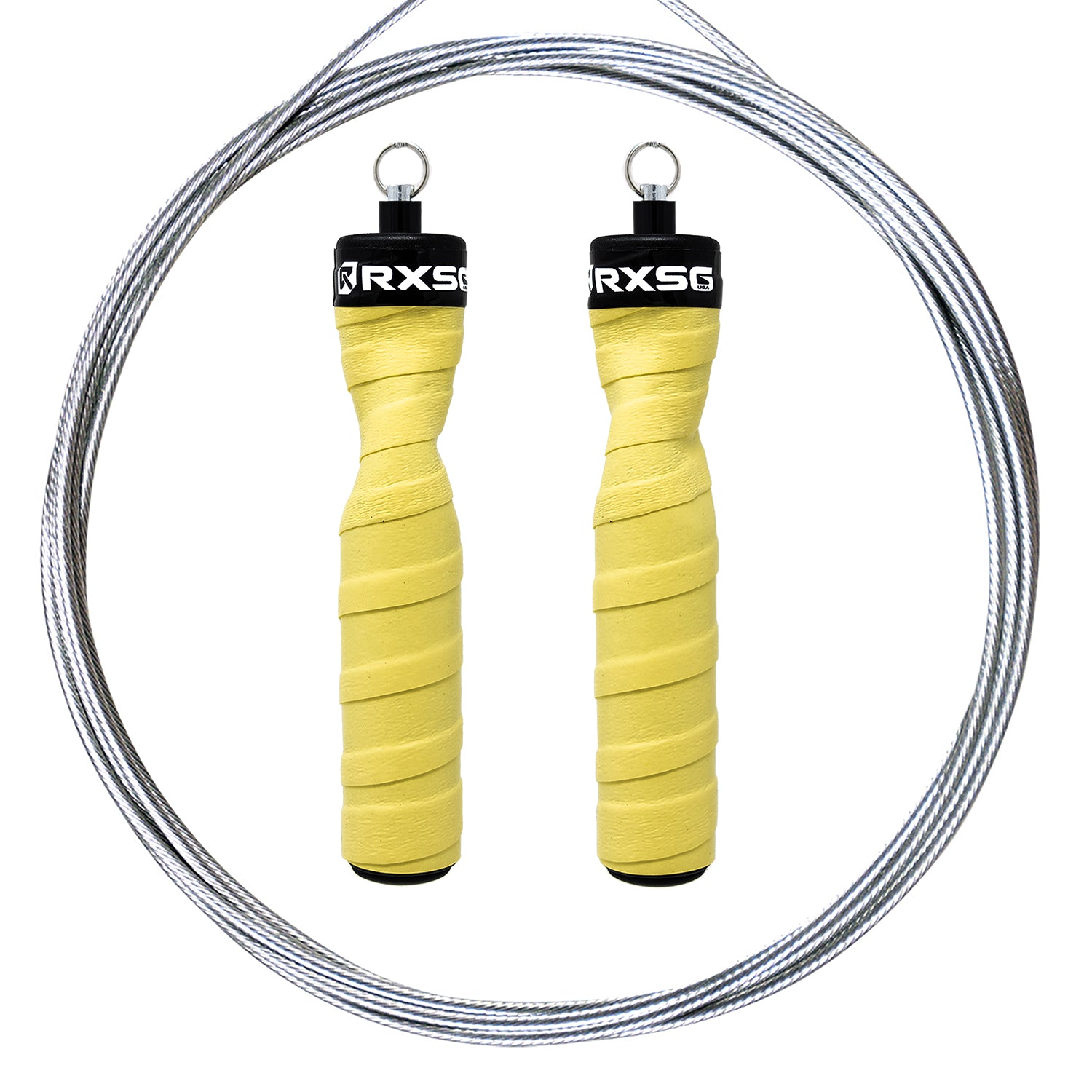 RXSG CustomFit Lazer Lemon Jump Rope Speed Metal Cable