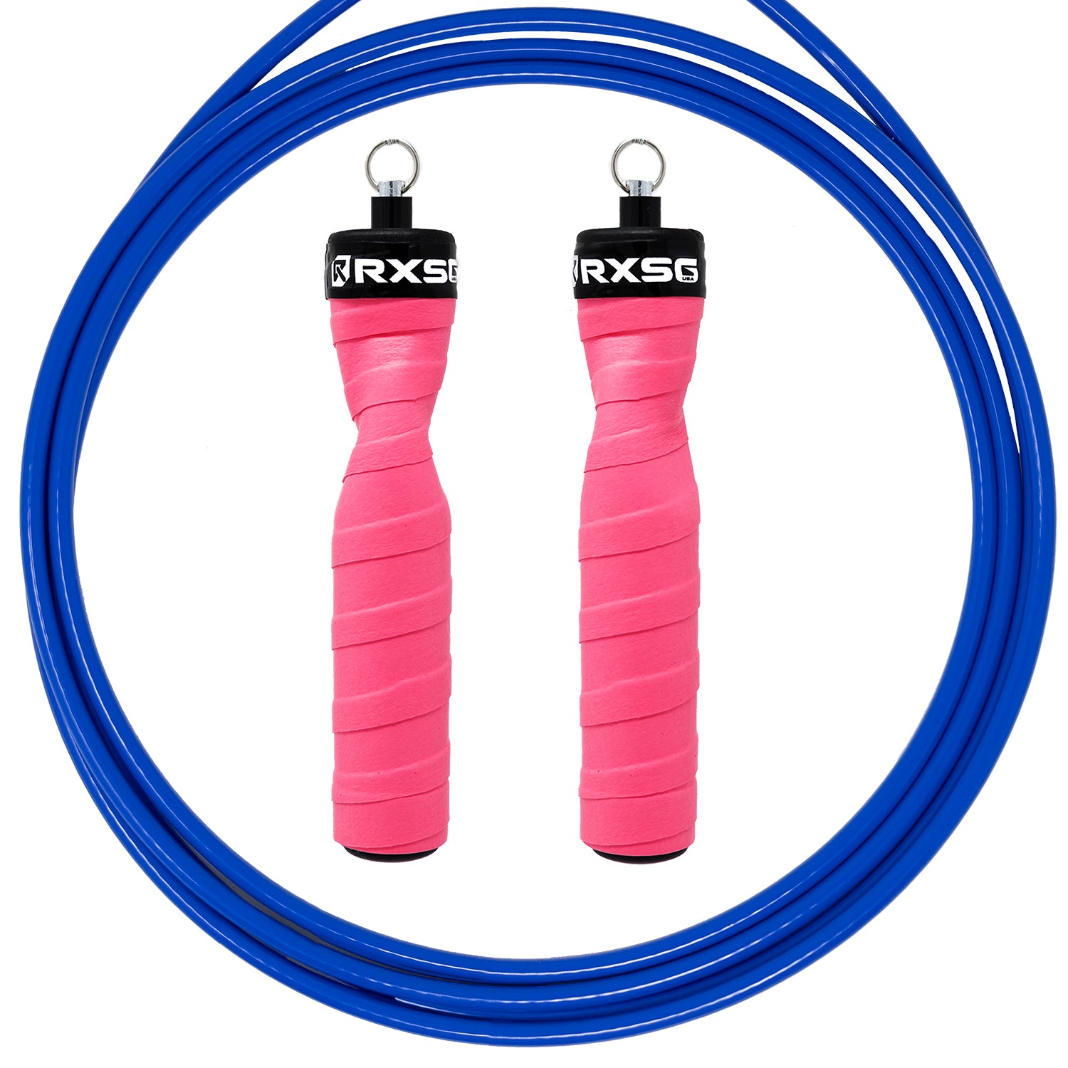 RXSG CustomFit Poppin Pink Jump Rope Blue Cable