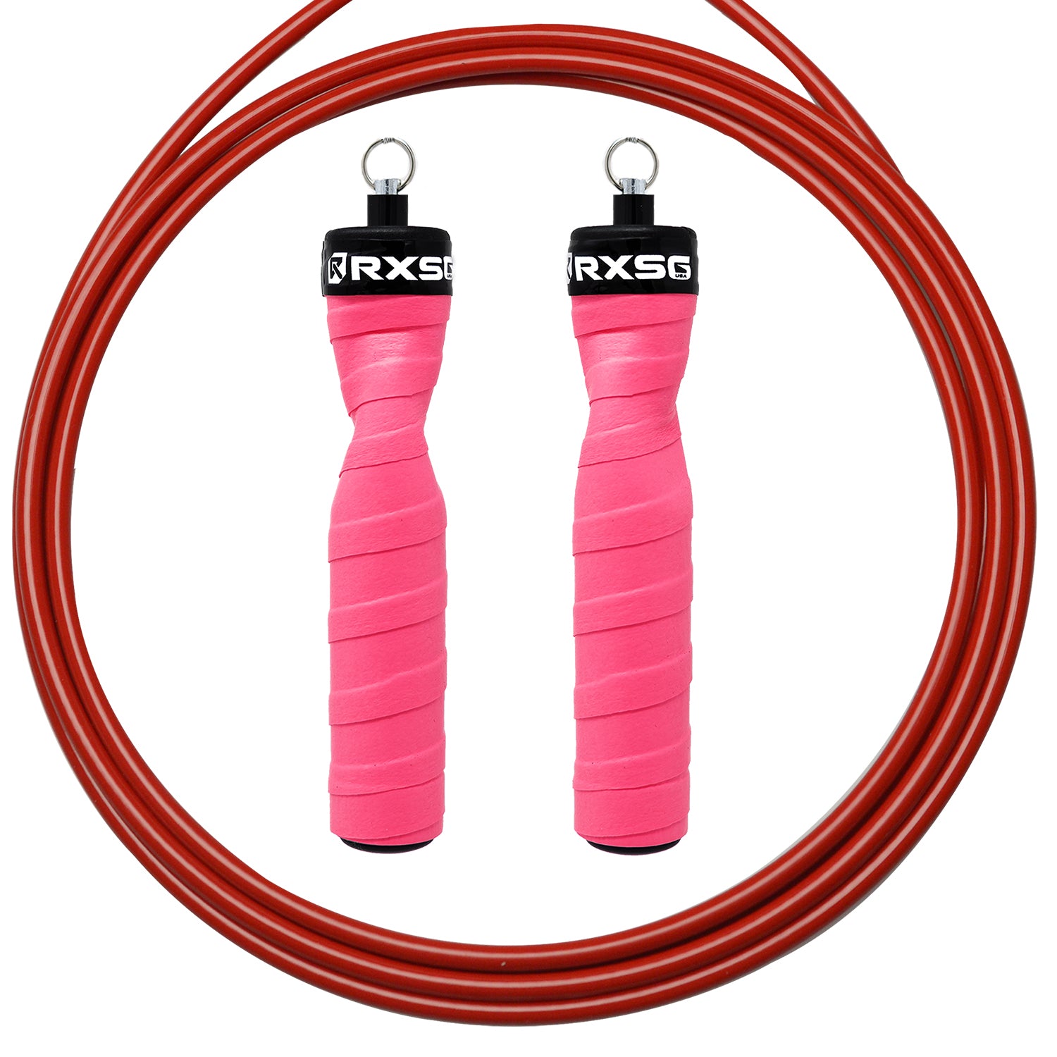 RXSG CustomFit Poppin Pink Jump Rope Red Cable