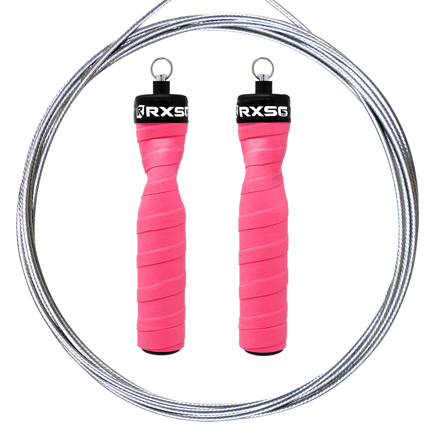 RXSG CustomFit Poppin Pink Jump Rope Speed Metal Cable